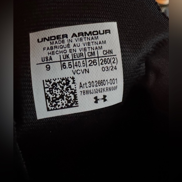 Under Armour Glyde 2 MT Molded Softball Cleats Women's Size9Black Athletic Metal - Picture 10 of 10